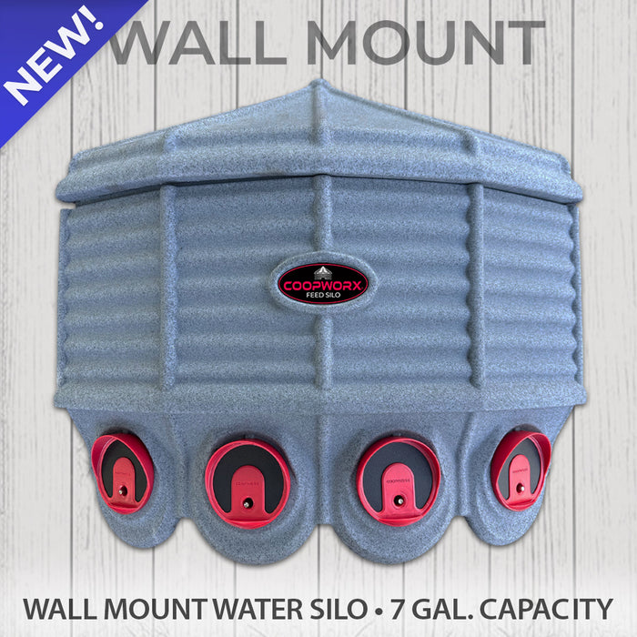 WALL MOUNT WATER SILO - 7 GAL.
