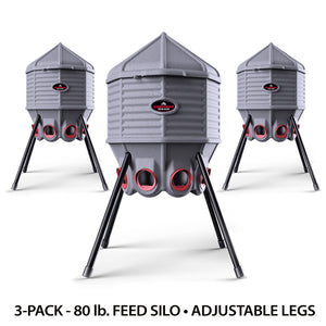 80 lb. FEED SILO • 3-PACK SPECIAL