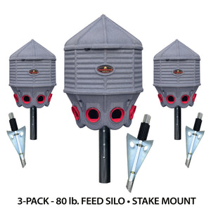 80 lb. FEED SILO • 3-PACK SPECIAL