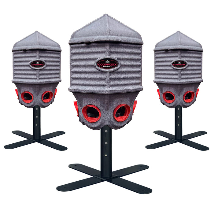 40 lb. FEED SILO • 3-PACK SPECIAL