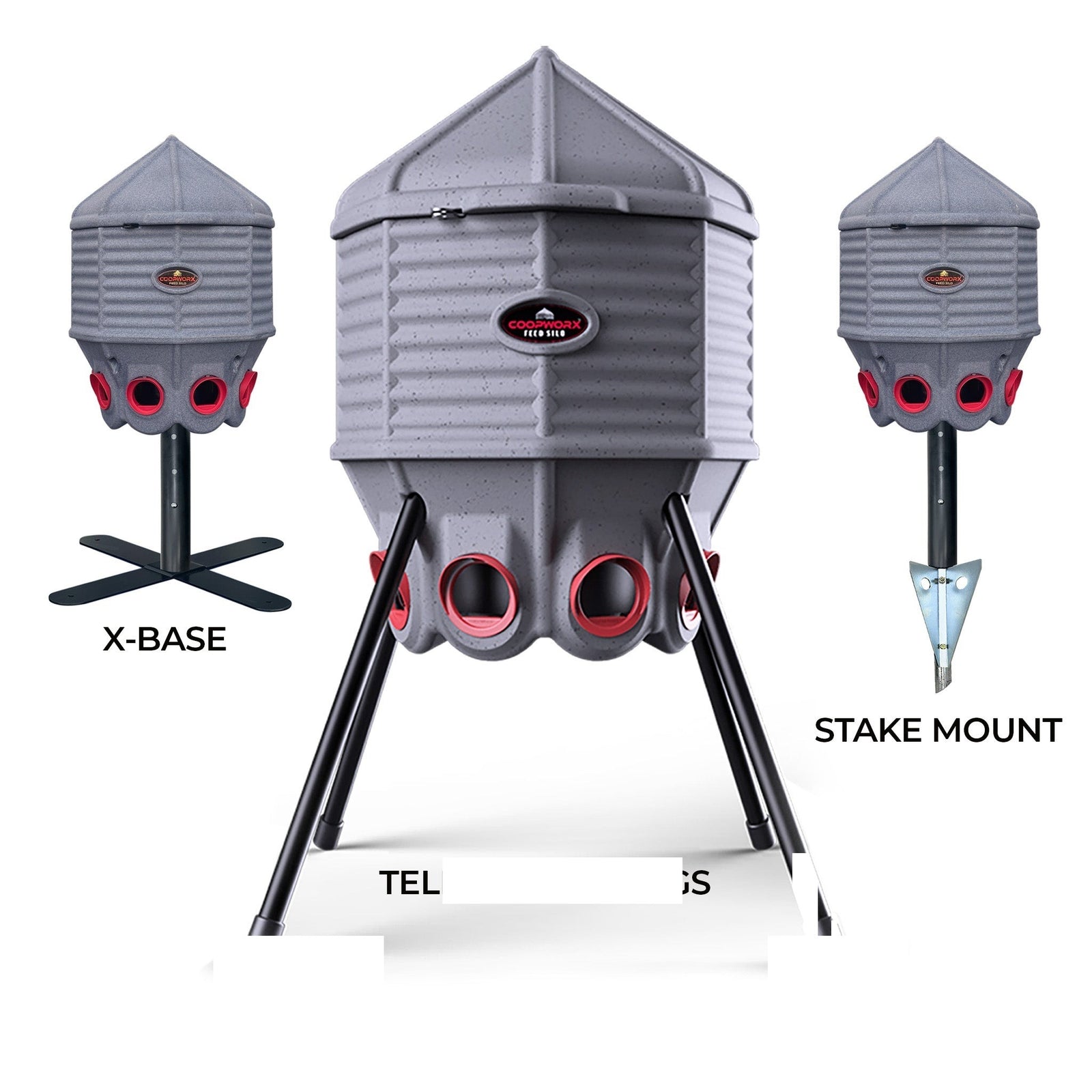 COOPWORX FEED SILO (80 lb. Capacity)