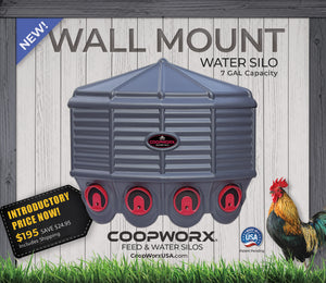 Wall Mount Water Silo - FREE Shipping