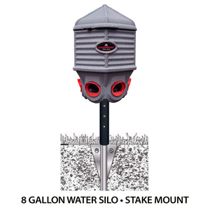 CoopWorx Feed Silo II (40 lb.) Stake Mount Post