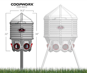 CoopWorx Feed Silo II - 3-Pack Special