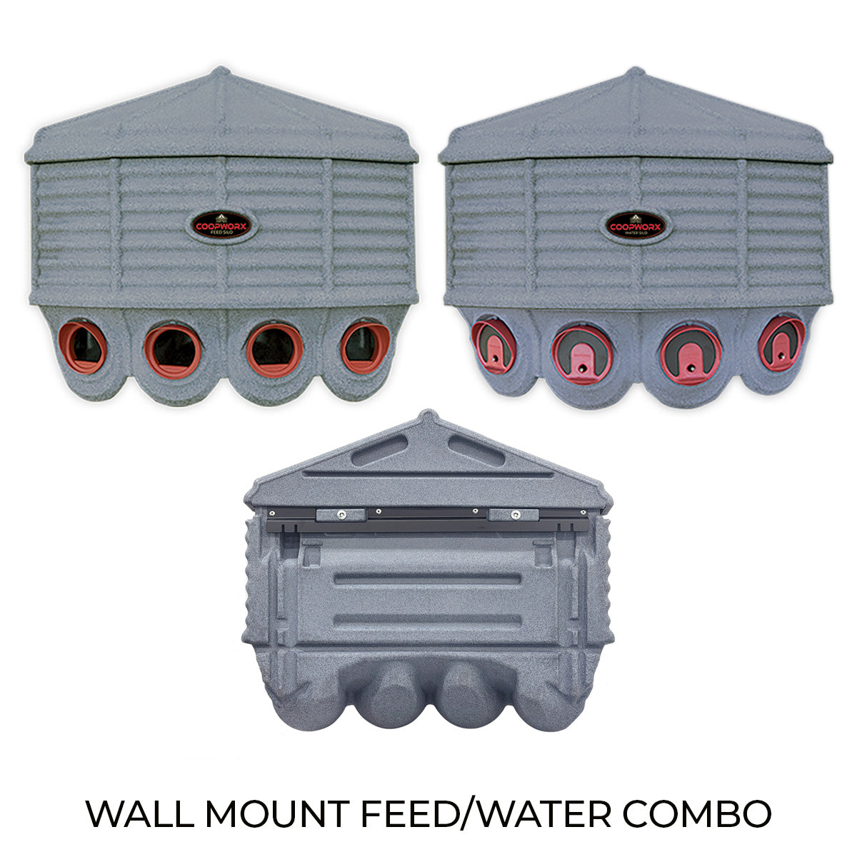 Wall Mount Feed & Water Combo